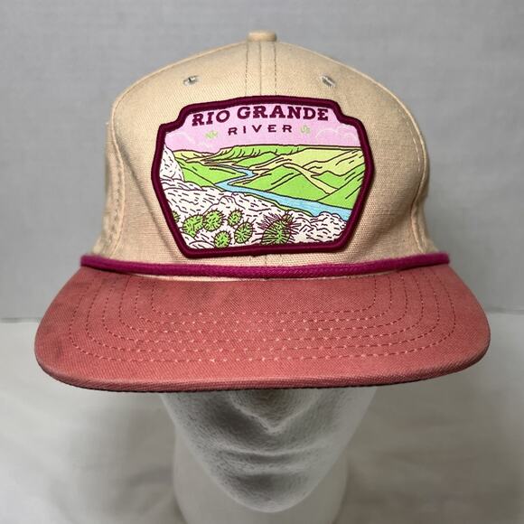 Sendero Provisions Hat Cap Adjustable SnapBack Rio Grande River Rope Sunwashed - Picture 2 of 12